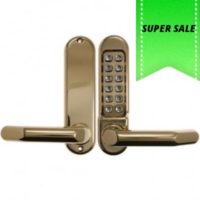 Borg 5001PB Digital Lock Polished Brass